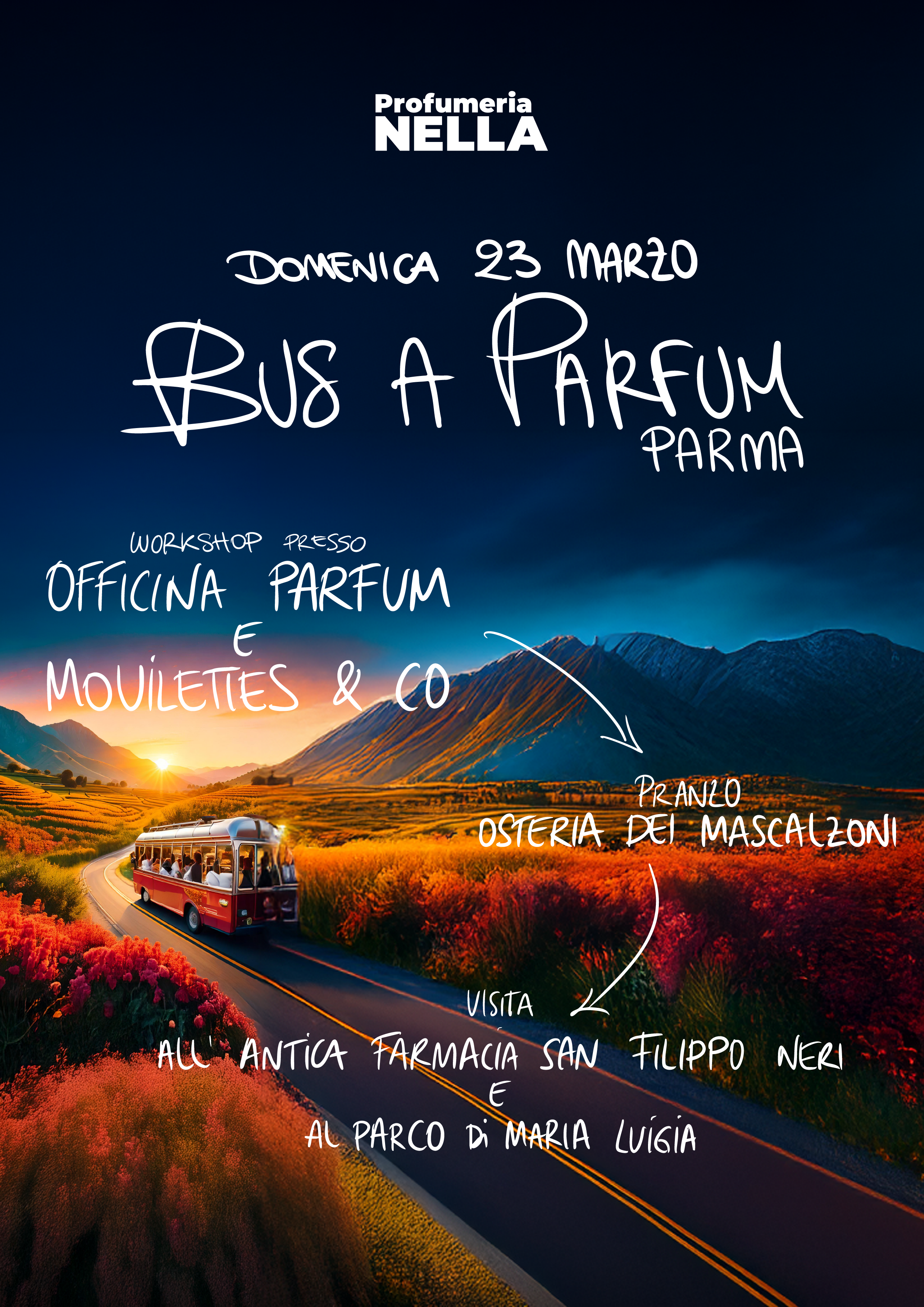 Bus a parfum Parma - Profumeria Nella Sinalunga - Accademia del Profumo